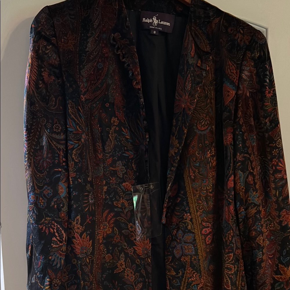 Ralph Lauren Paisley Blazer